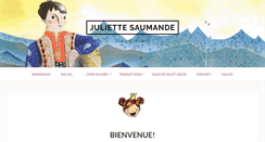 Desktop Screenshot of juliettesaumande.com